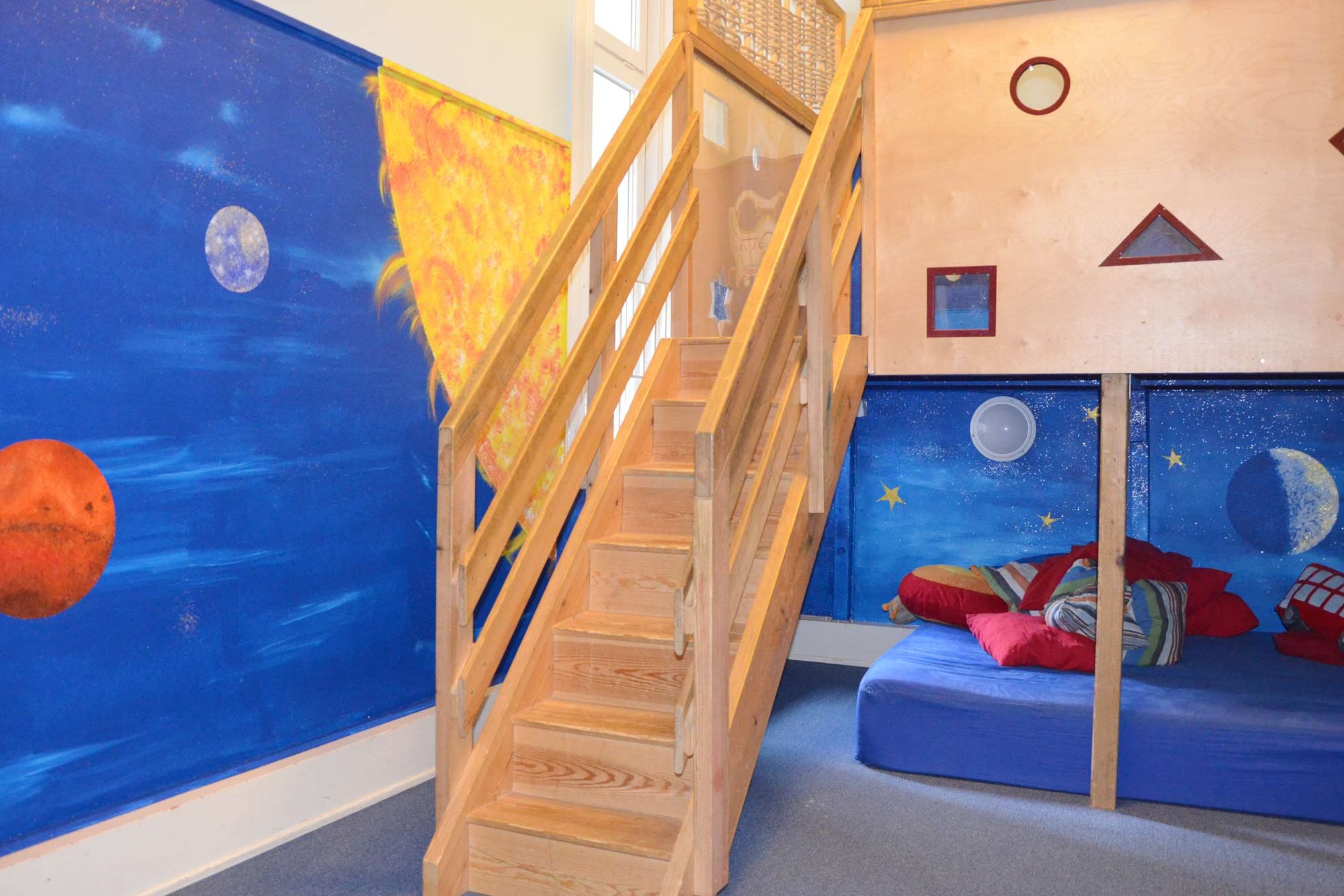 Group room at the Bornstraße daycare center.