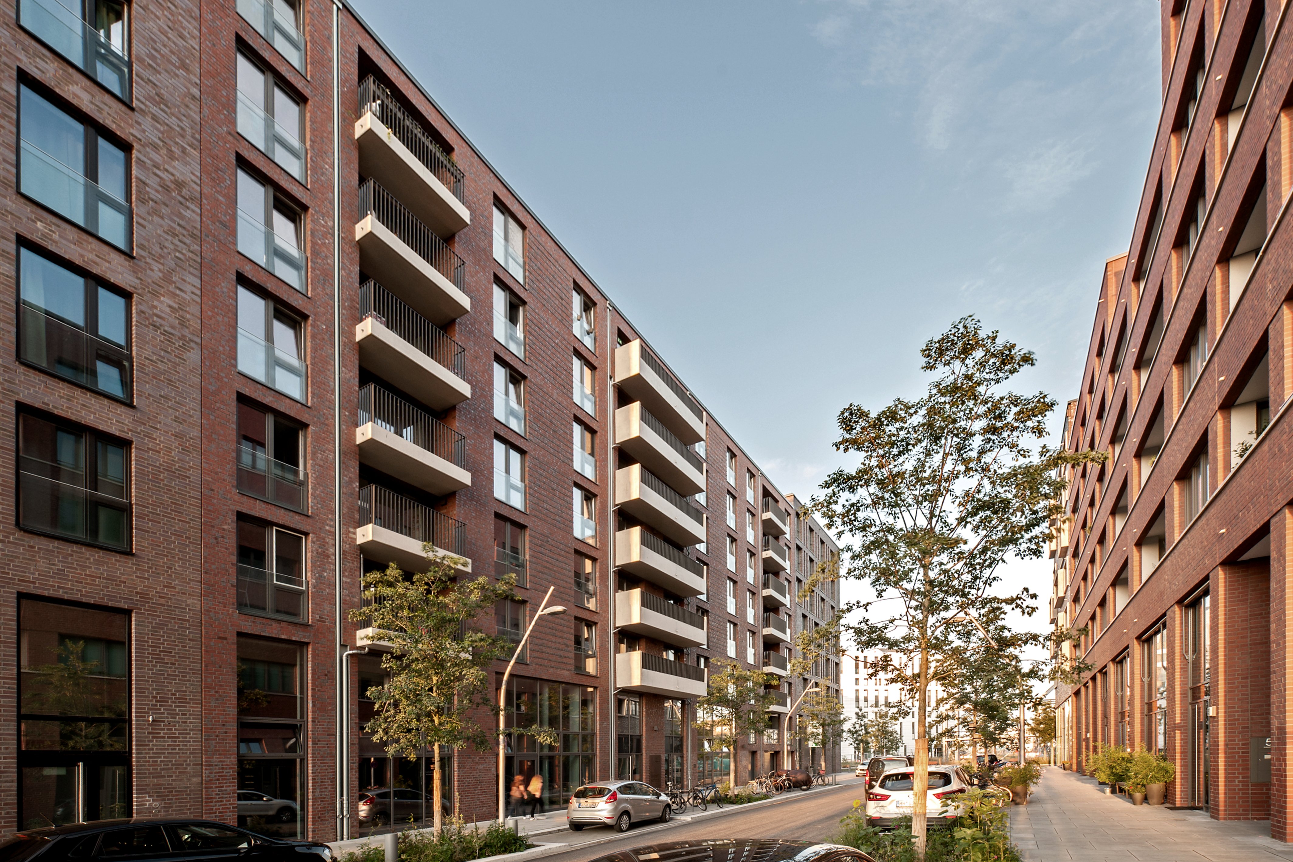 Exterior view of the Helmut-Schmidt-Studierendenhaus  residential complex