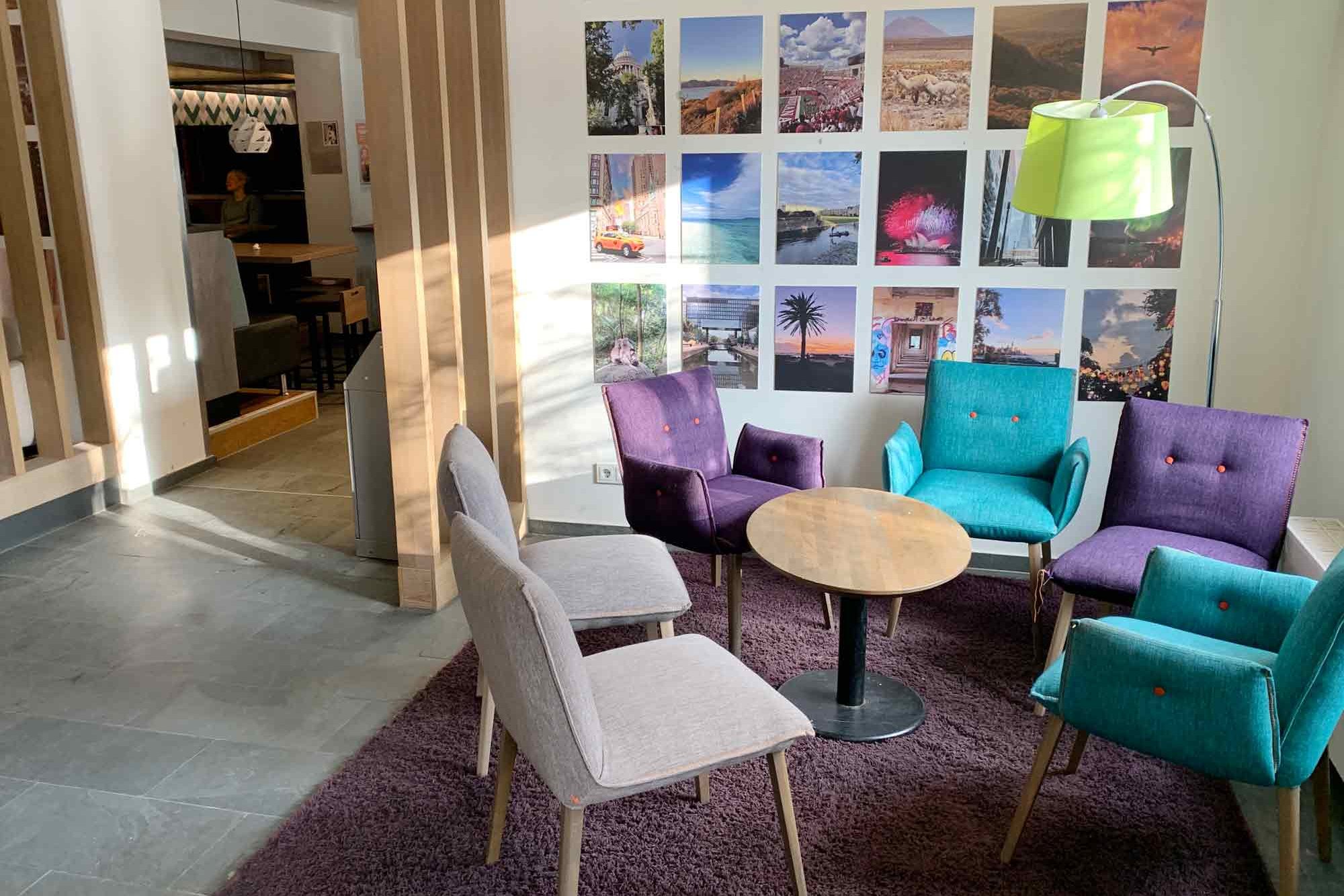 Lounge area at Café Bucerius Law School