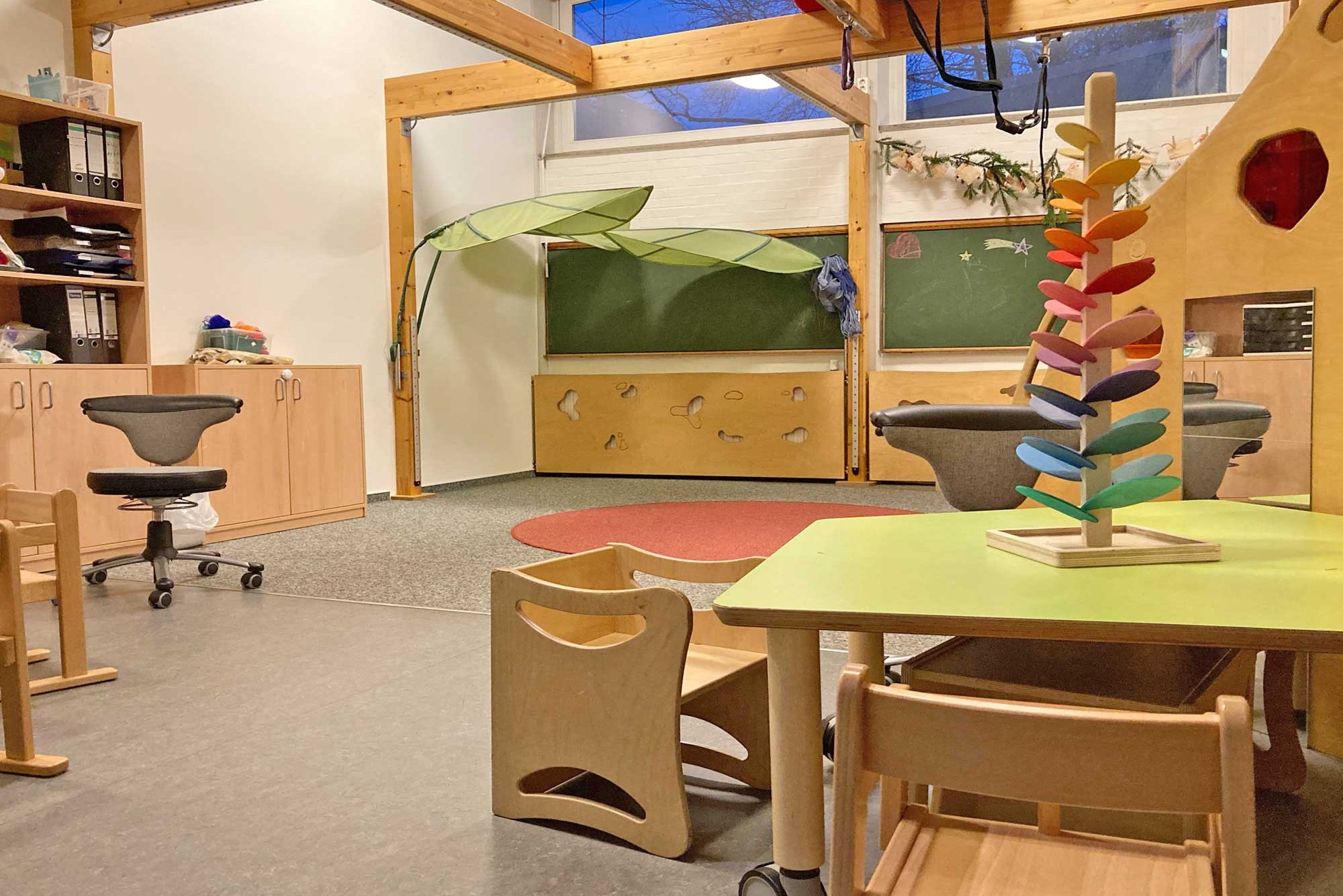 Play area at the "Die Stifte" daycare center