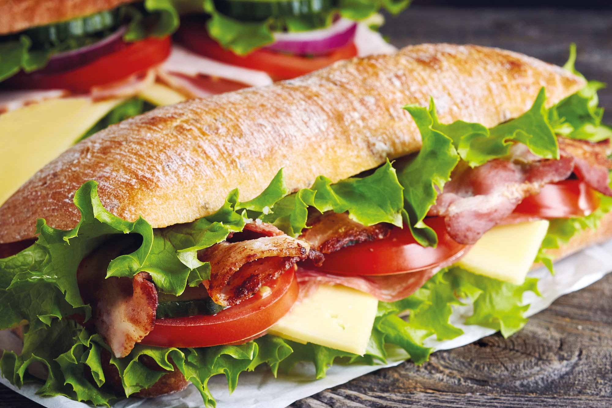 Sandwich at Café Blueberry