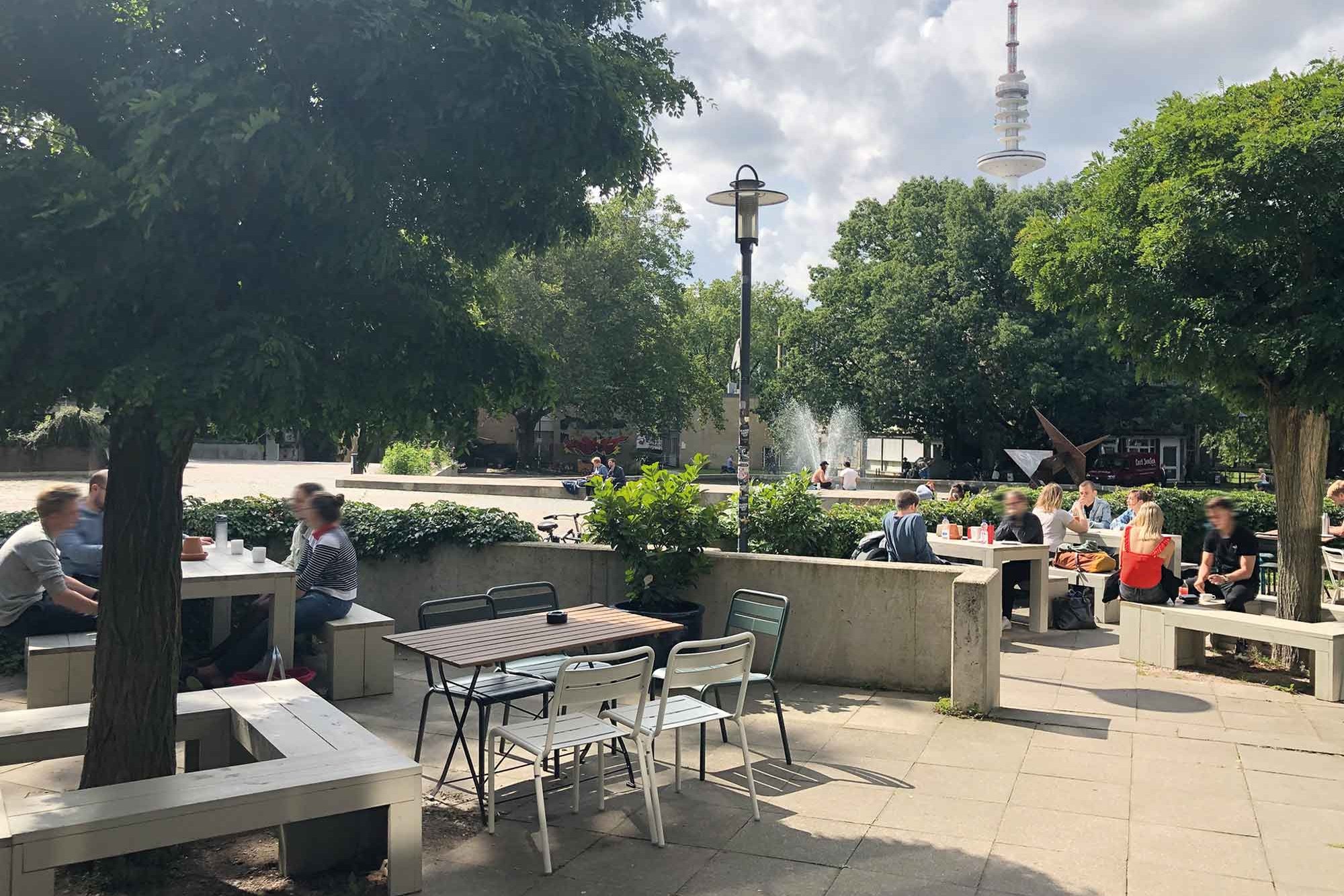 Outdoor area Café CampusBlick