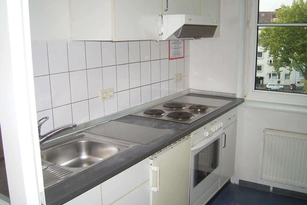 Kitchen in the Harburger-Häuser residential complex