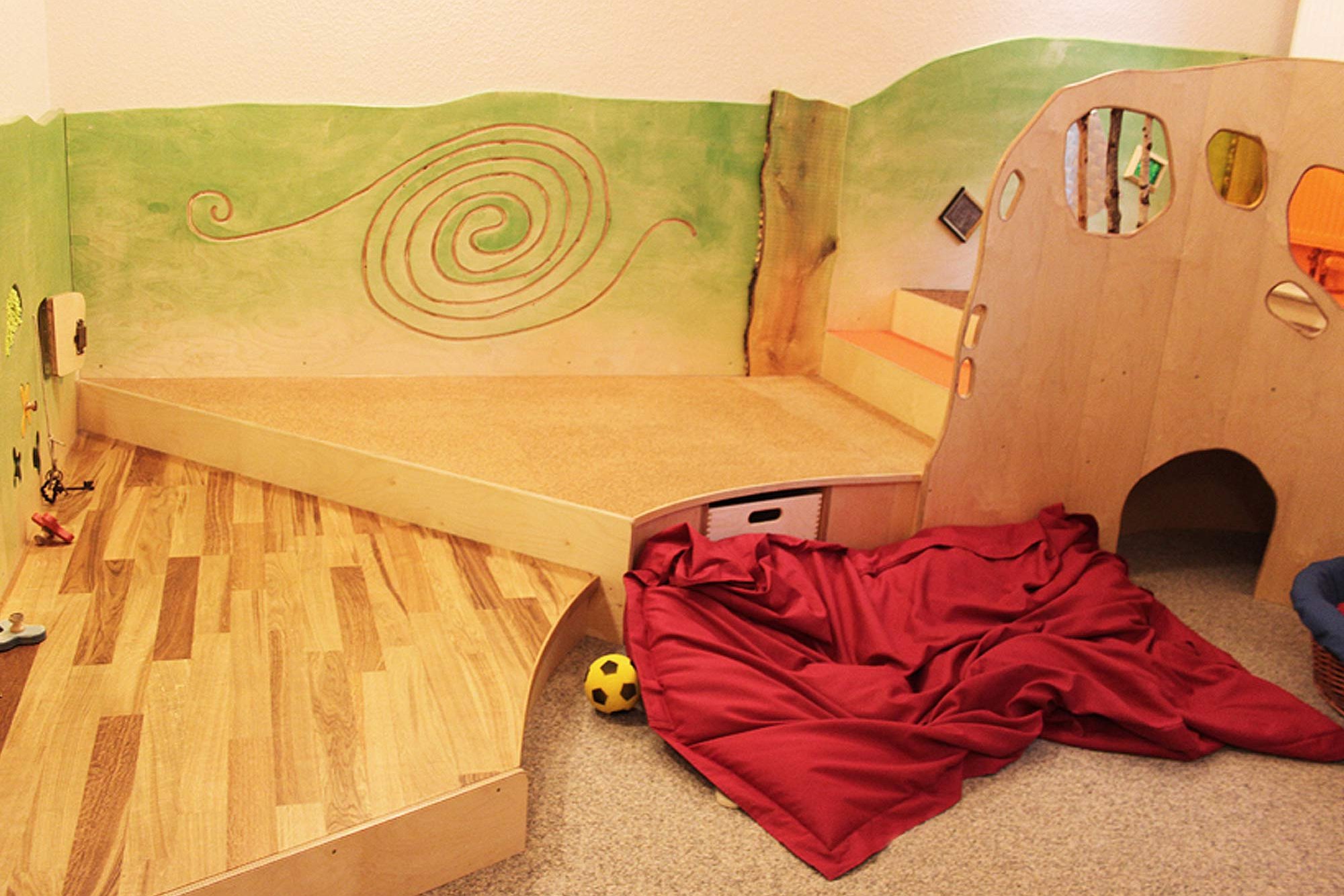 Play area at the Bornstraße daycare center