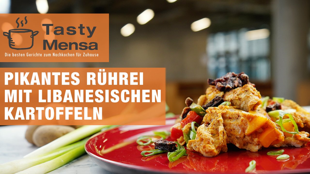 Pikantes Rührei mit Libanesischen Kartoffeln
