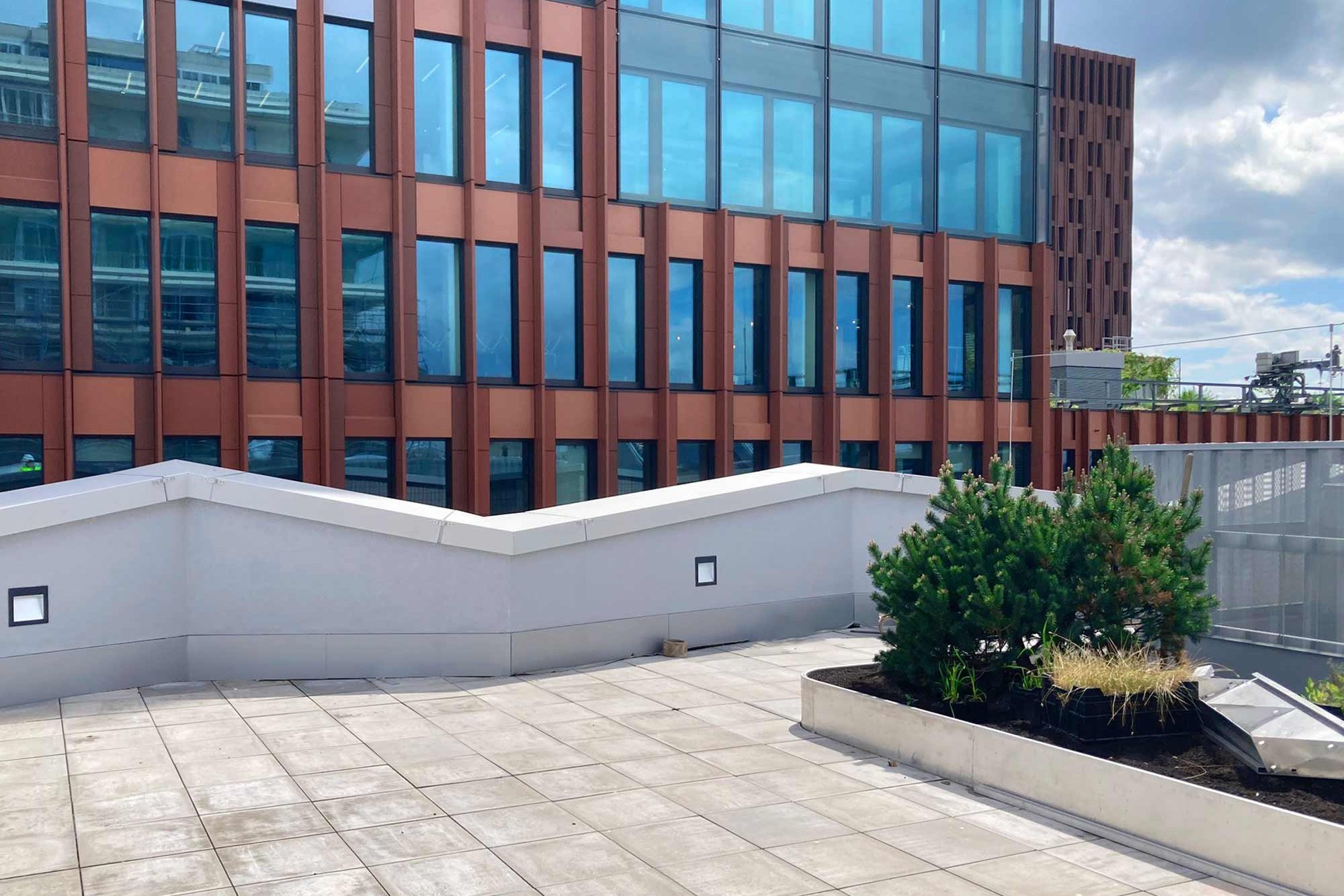 Dachterrasse Wohnanlage HafenCity