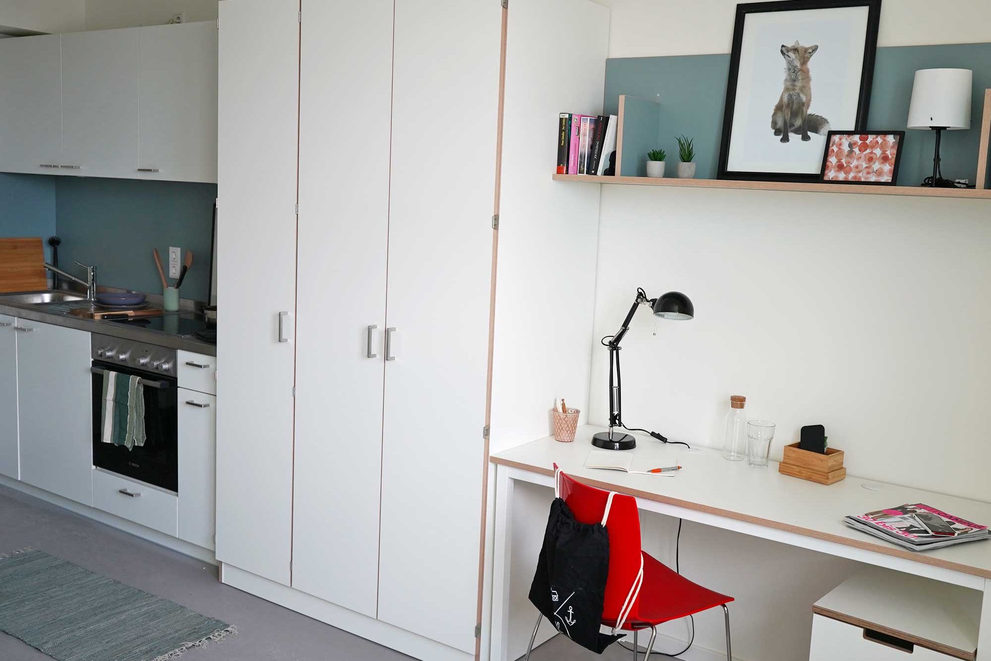 Beispiel Zimmer Wohnanlage HafenCity