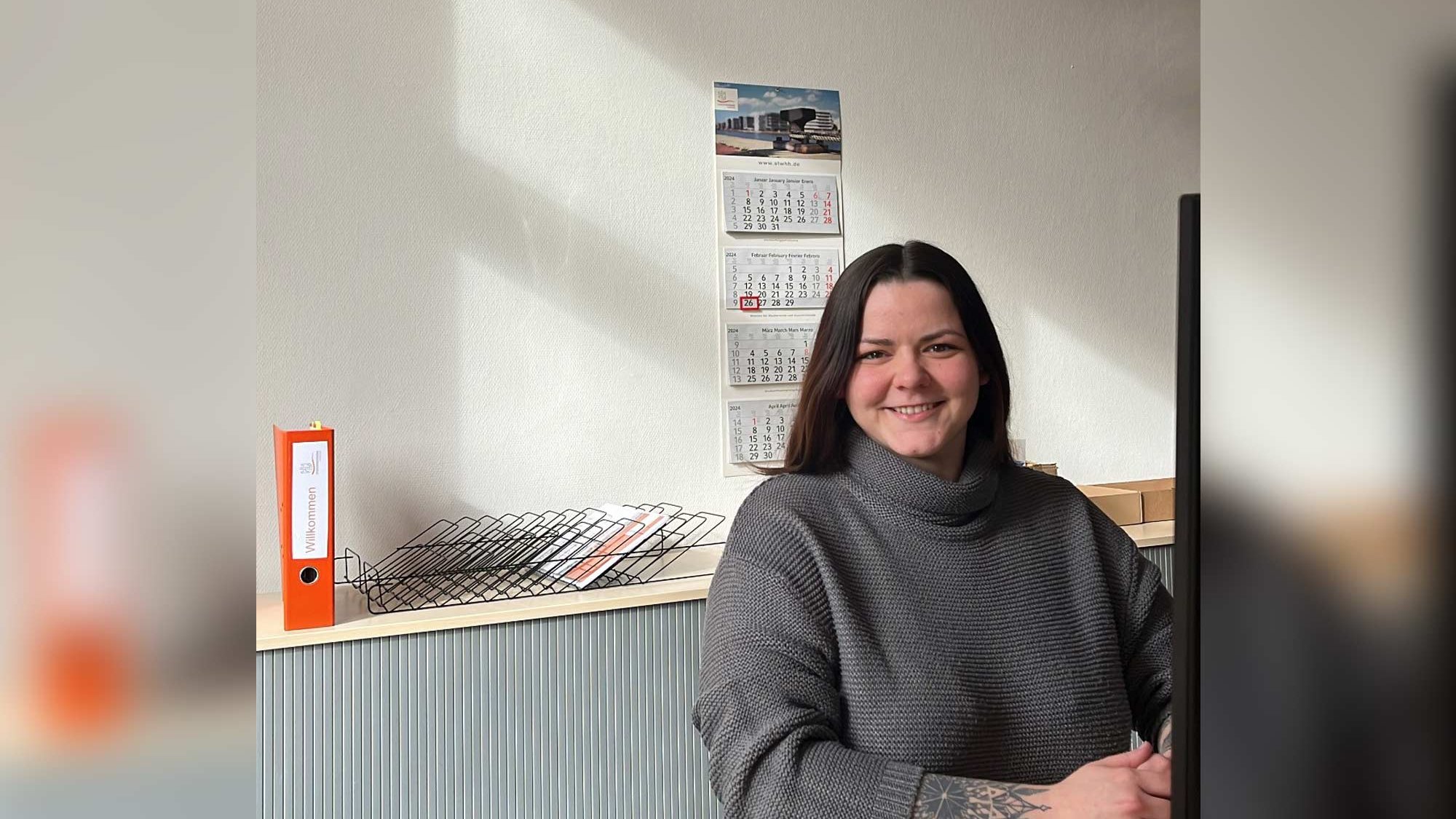 Auszubildende im Büro