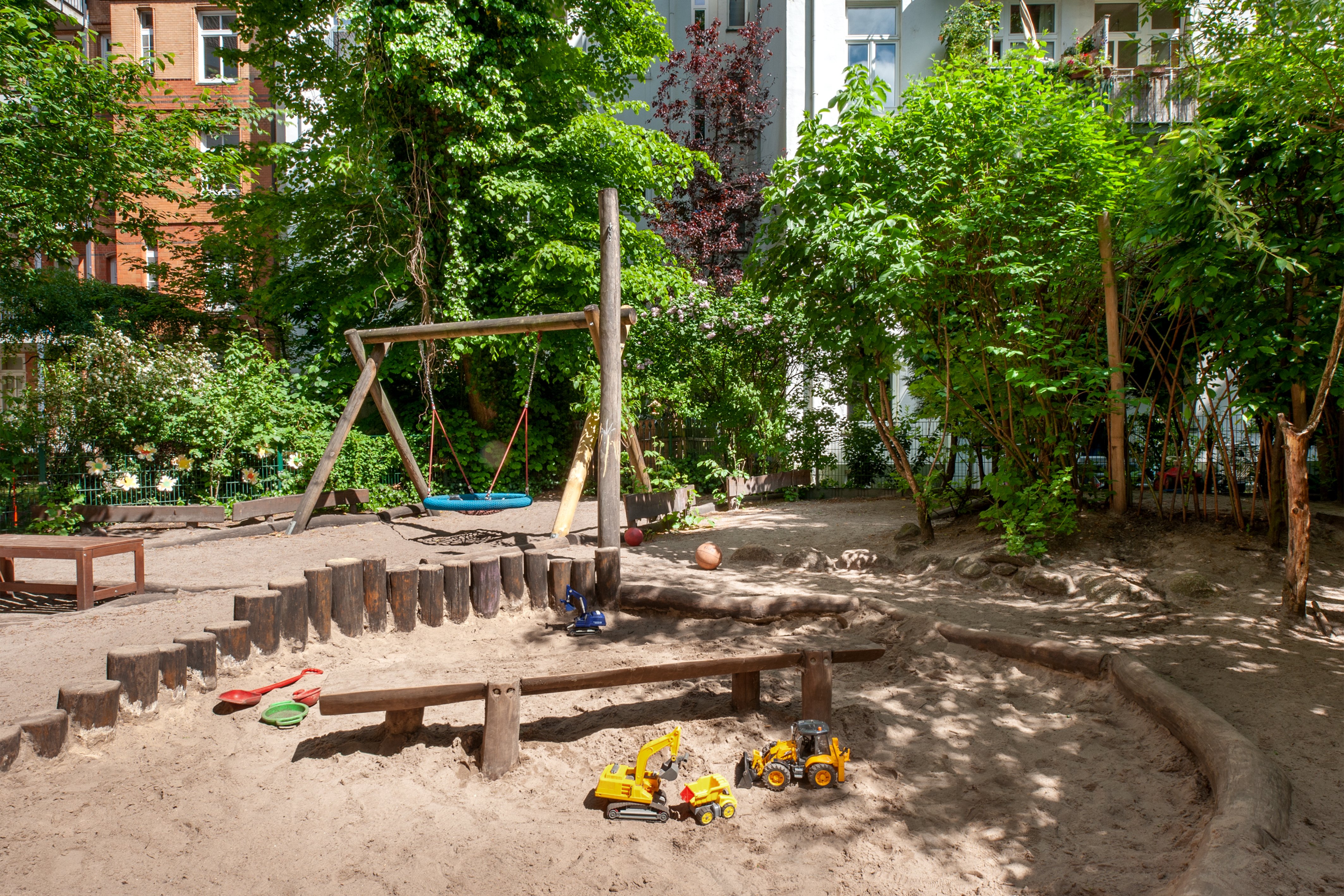 Playground at the Bornstraße daycare center