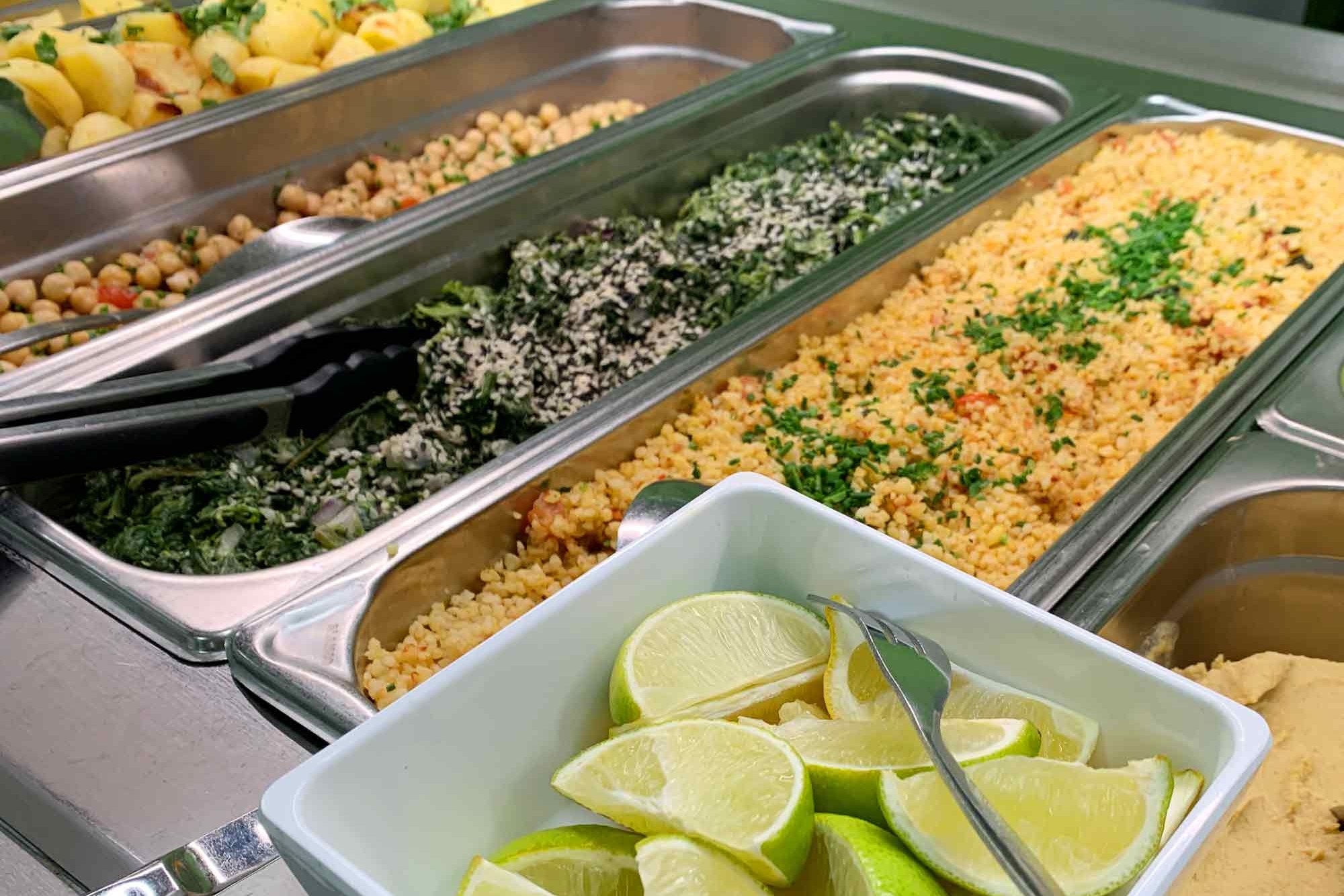 Food display at the Cafeteria Finkenau