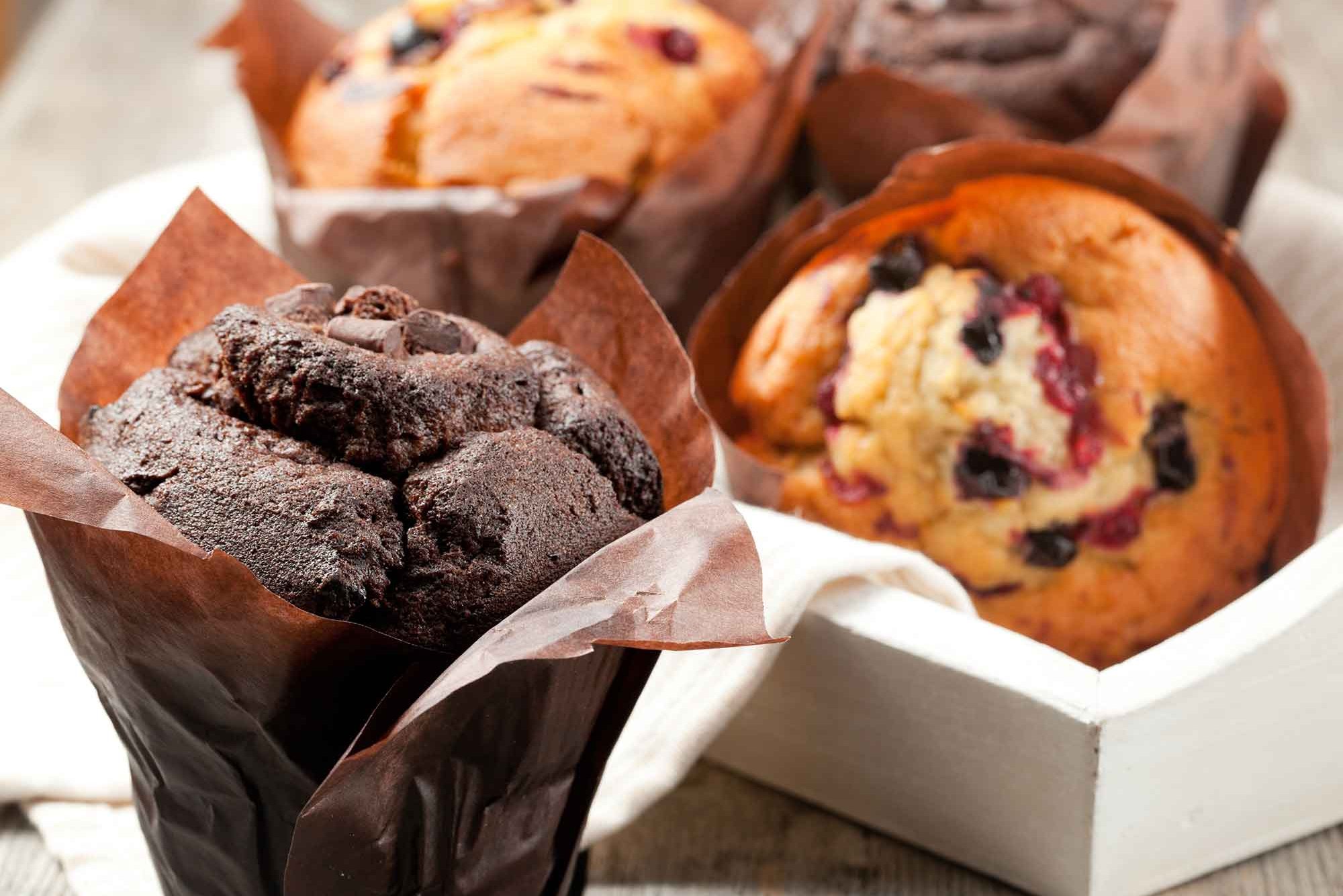 Muffin selection in the Cafeteria Philturm