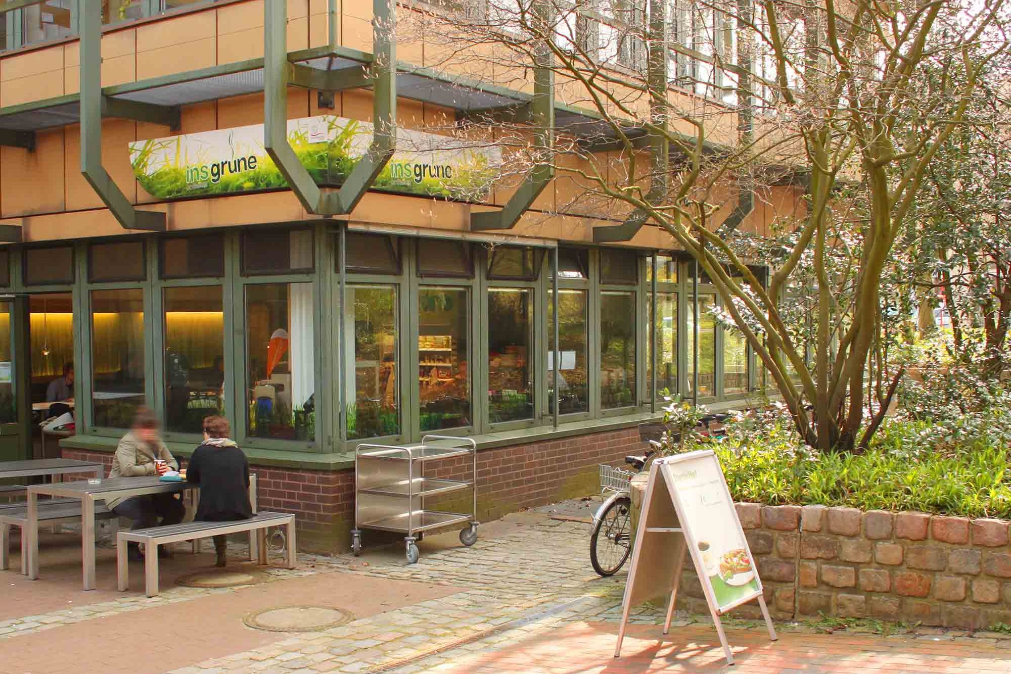 Exterior view of Café insgrüne Harburg