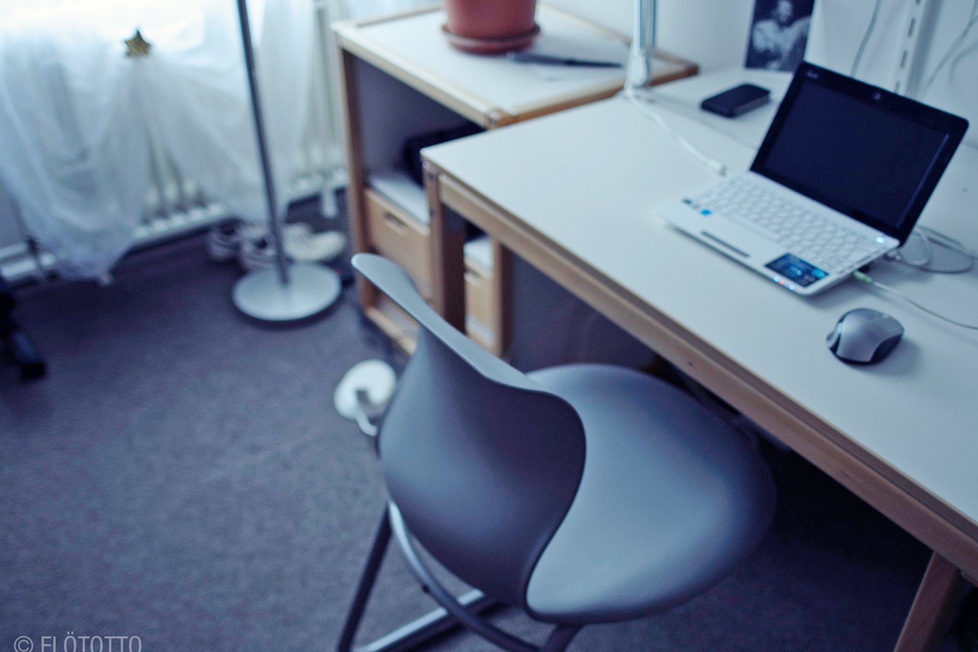 Zimmer mit Arbeitsplatz in der Wohnanlage Kiwittsmoor