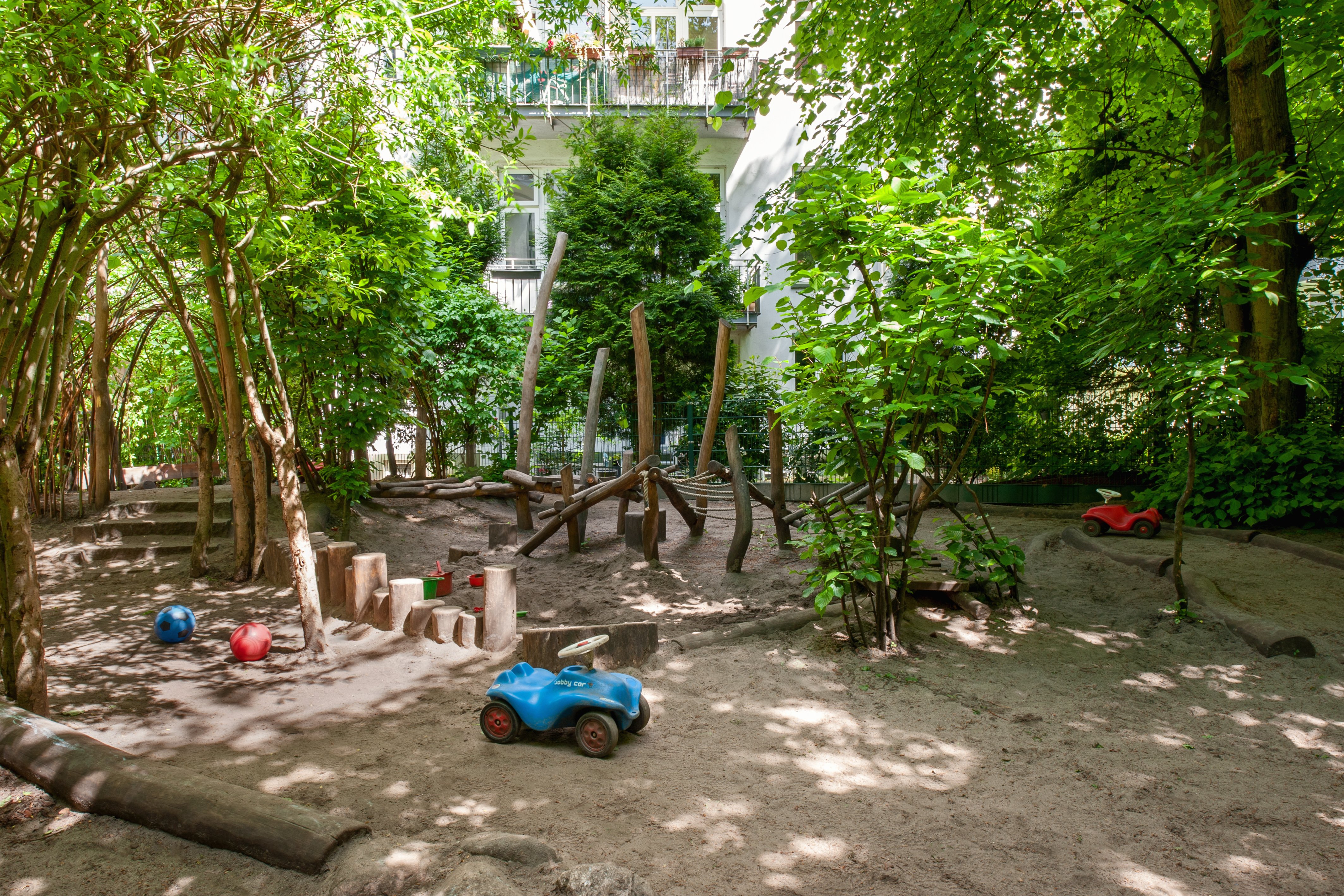 Playground at the Bornstraße daycare center