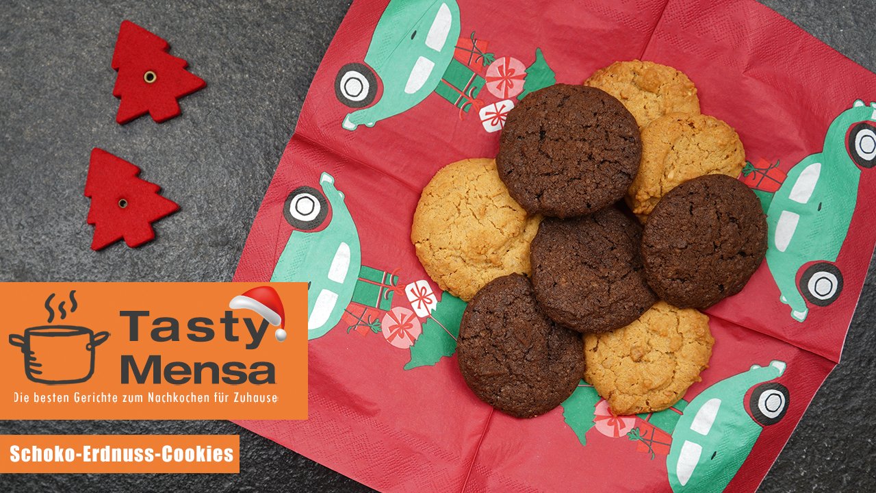 Schoko-Erdnuss-Cookies