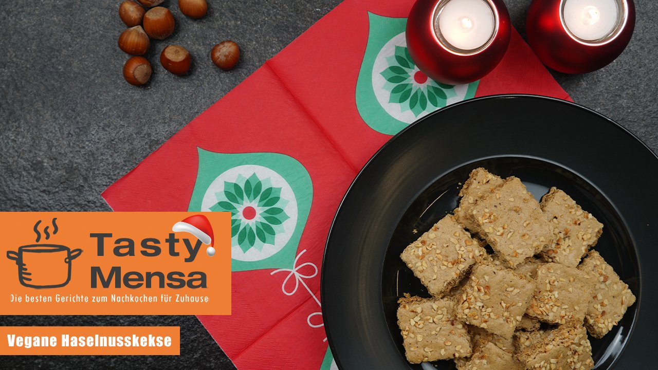 Vegane Haselnusskekse