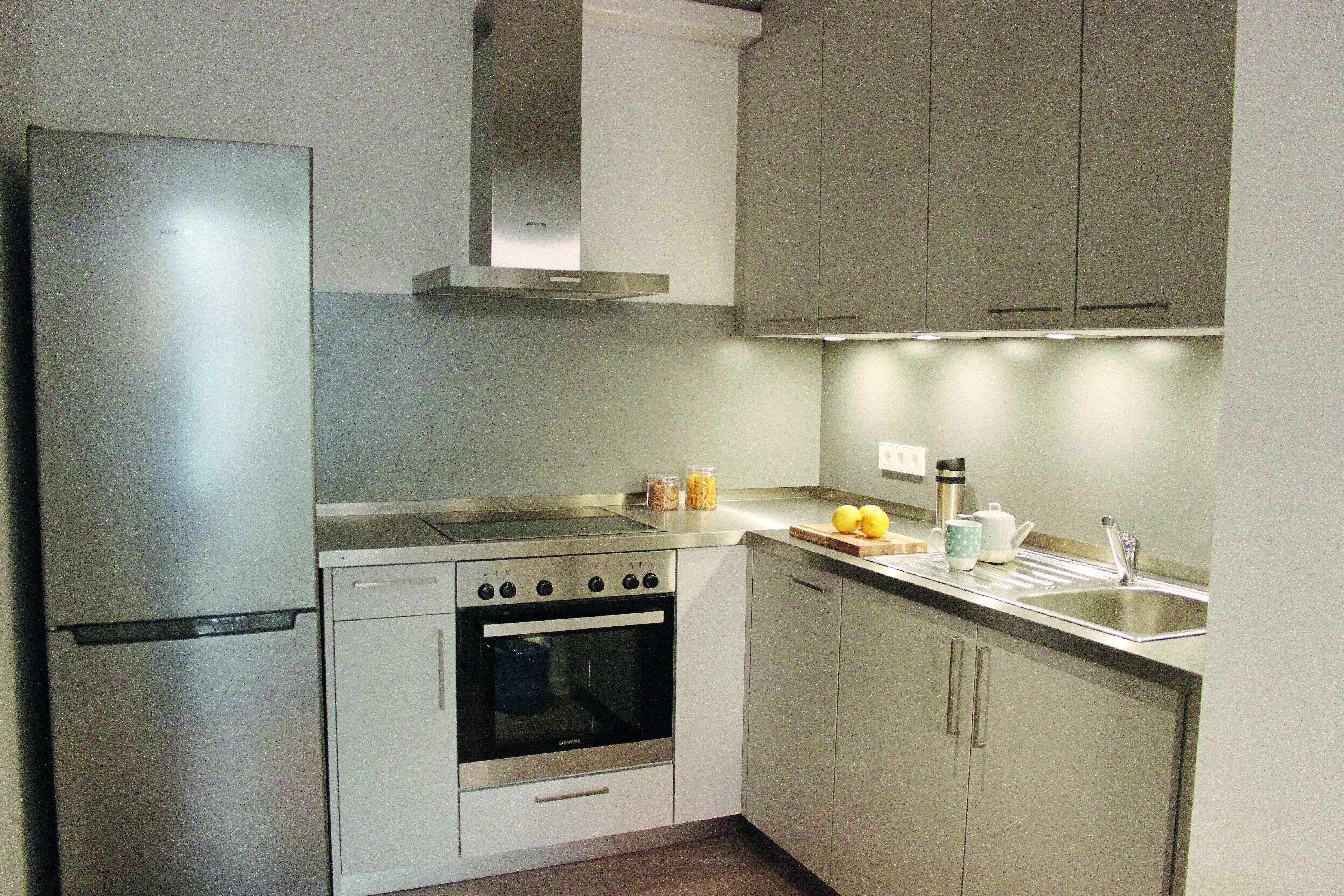 Küche in der Wohnanlage Schüttstraße Harburg