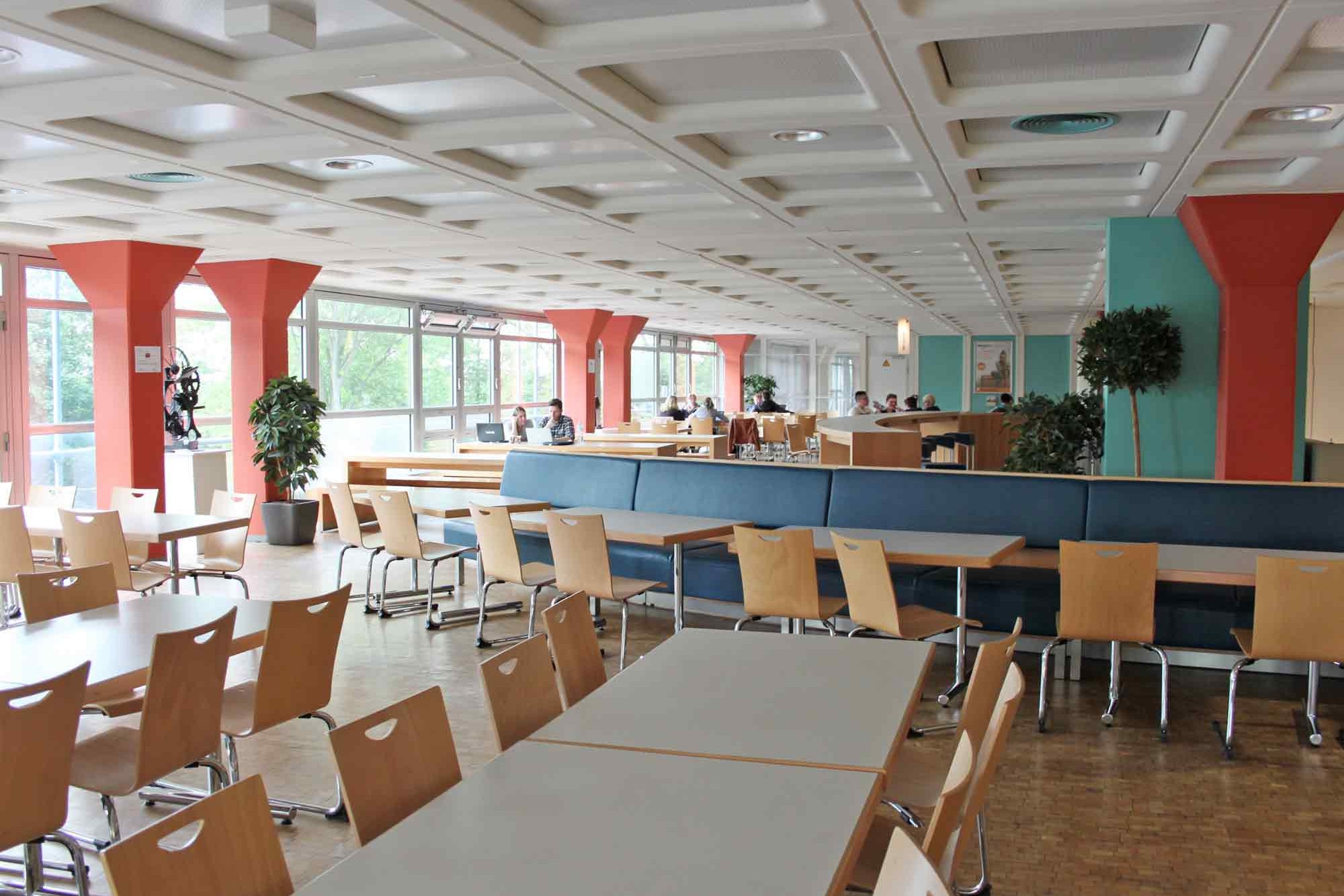 View of the guest room at the Bergedorf Cafeteria