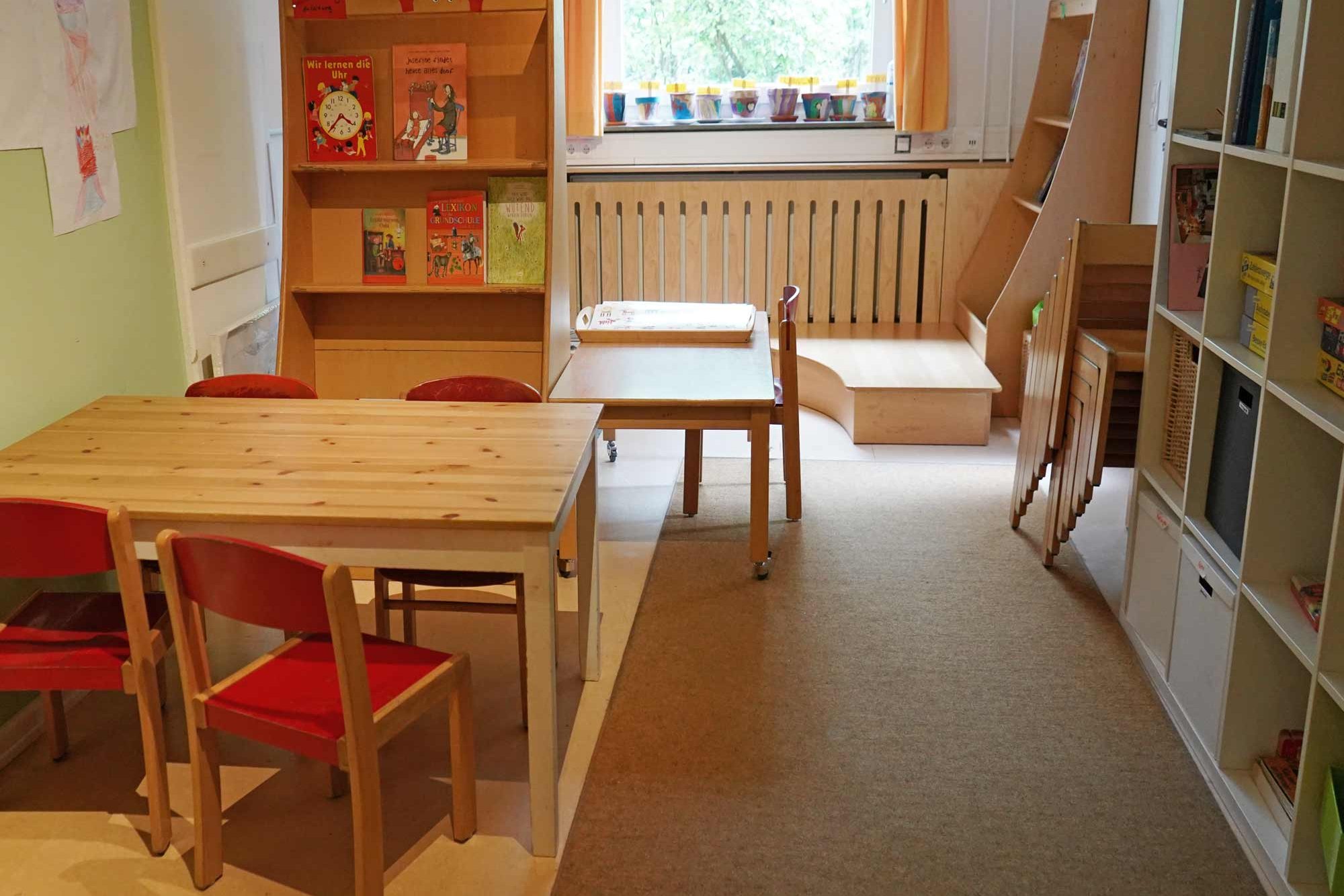 Preschool room at the daycare center Bornstrasse.