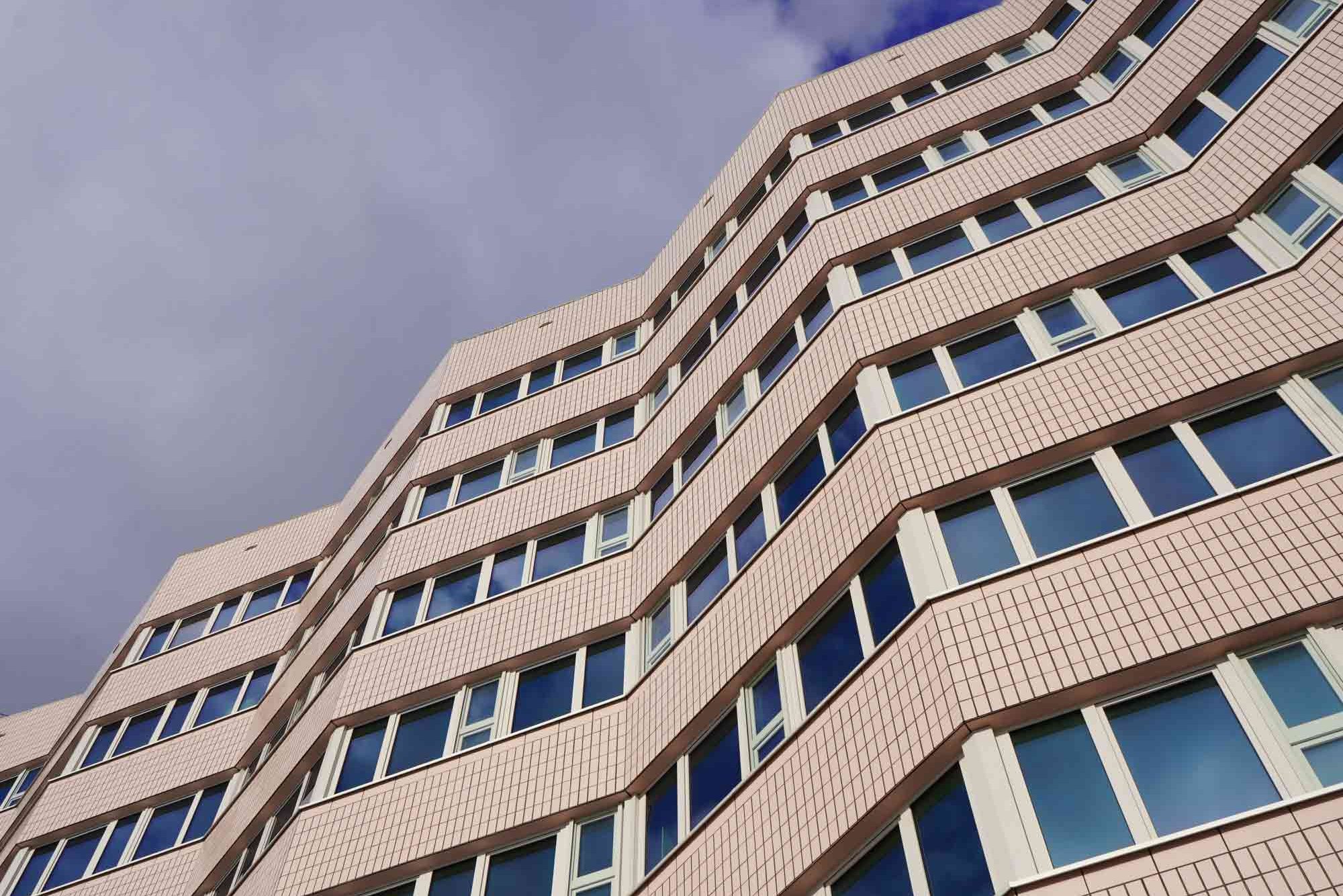 Fassade Wohnanlage HafenCity
