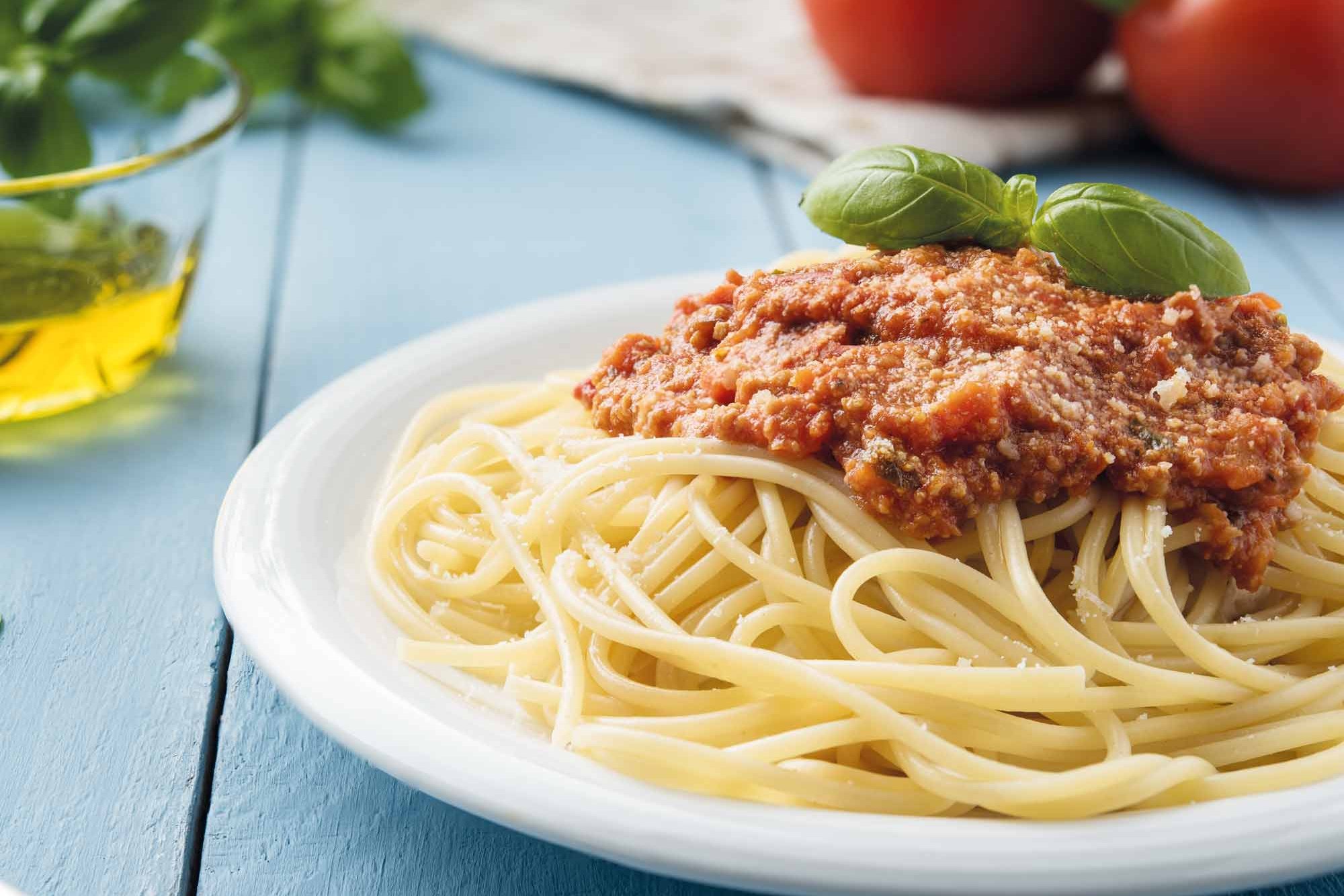 Spaghetti Bolognese in the Cafeteria Geomatikum