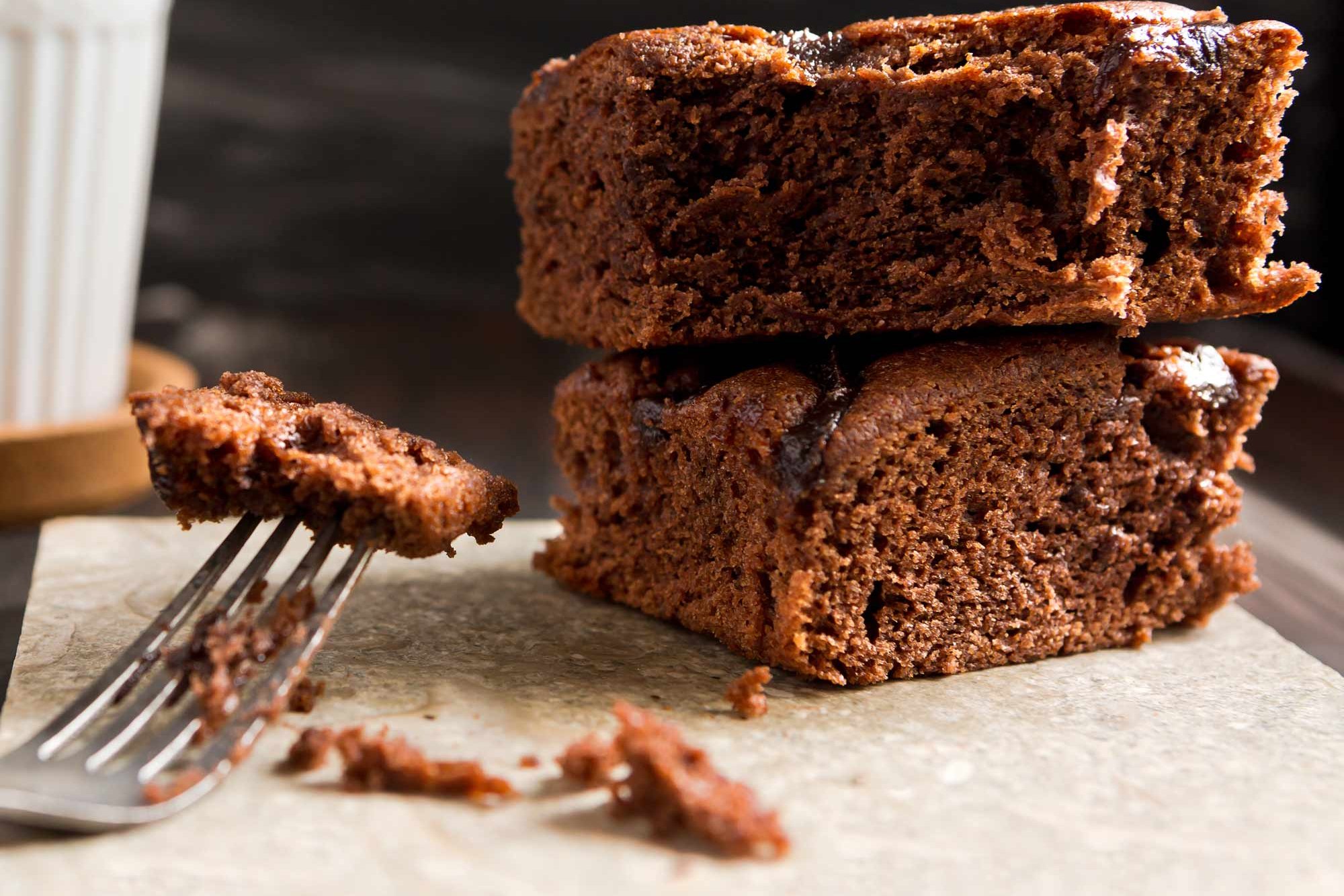 Brownies at Café Blueberry