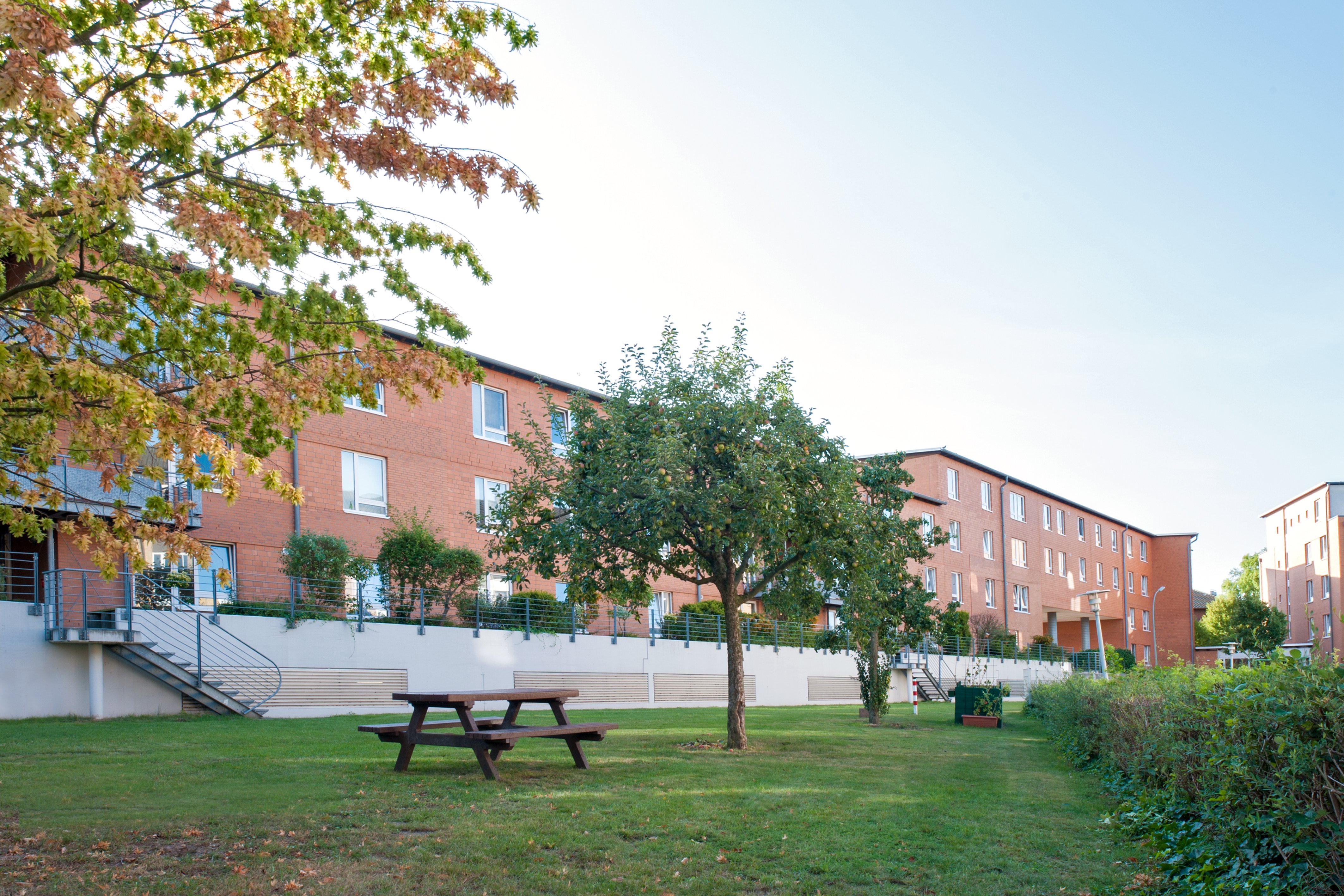Exterior view of the Allermöhe residential complex