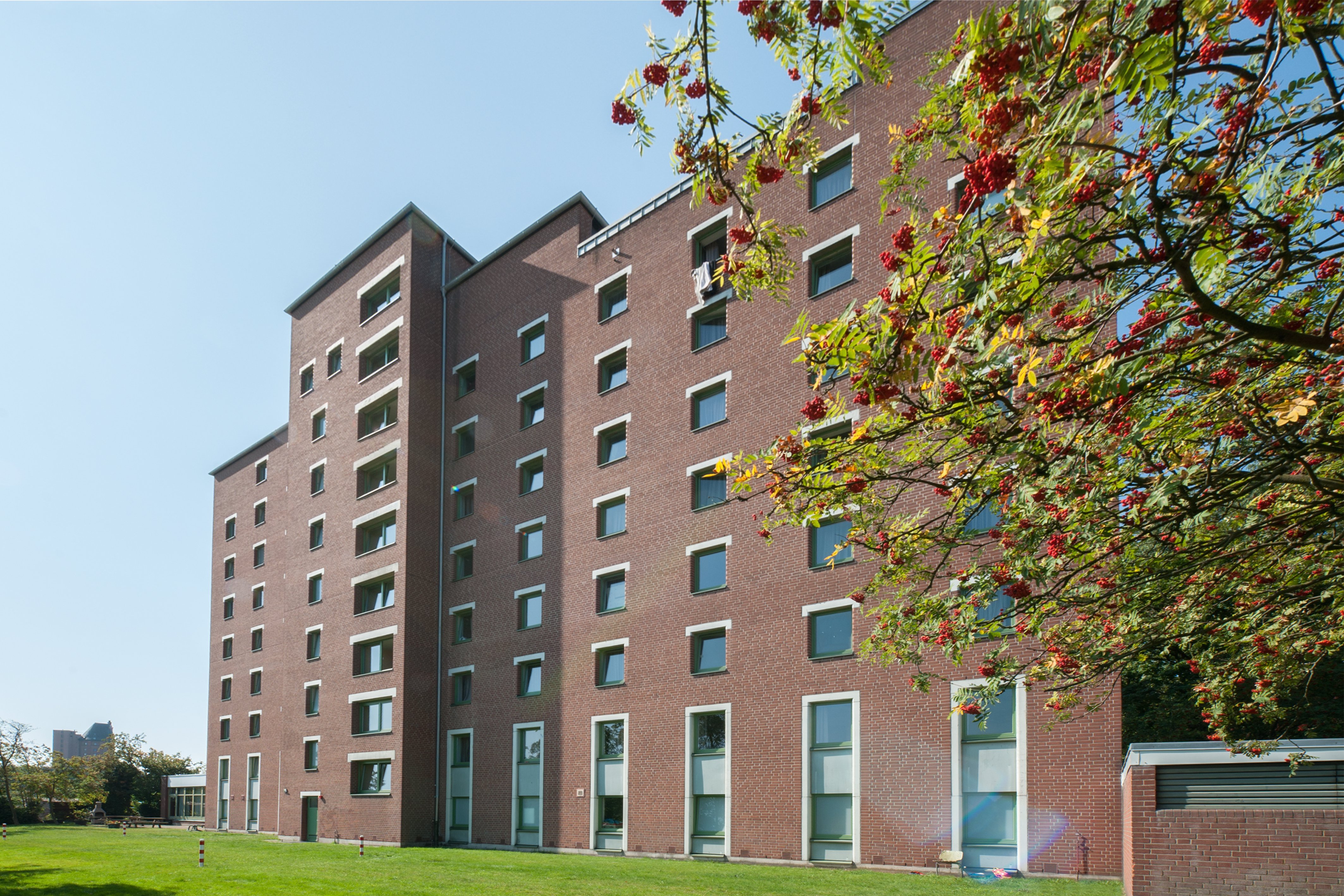 Exterior view of the residential complex Die Burse