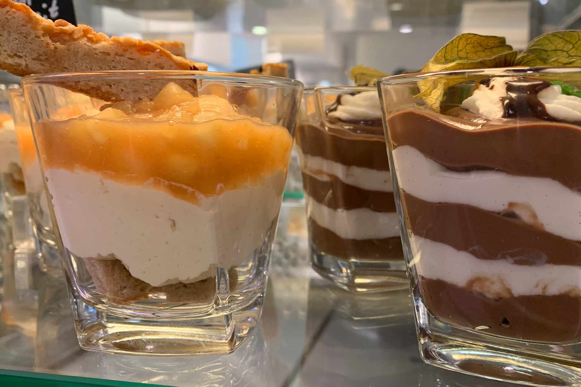 Dessert selection in the Cafeteria Studierendenhaus