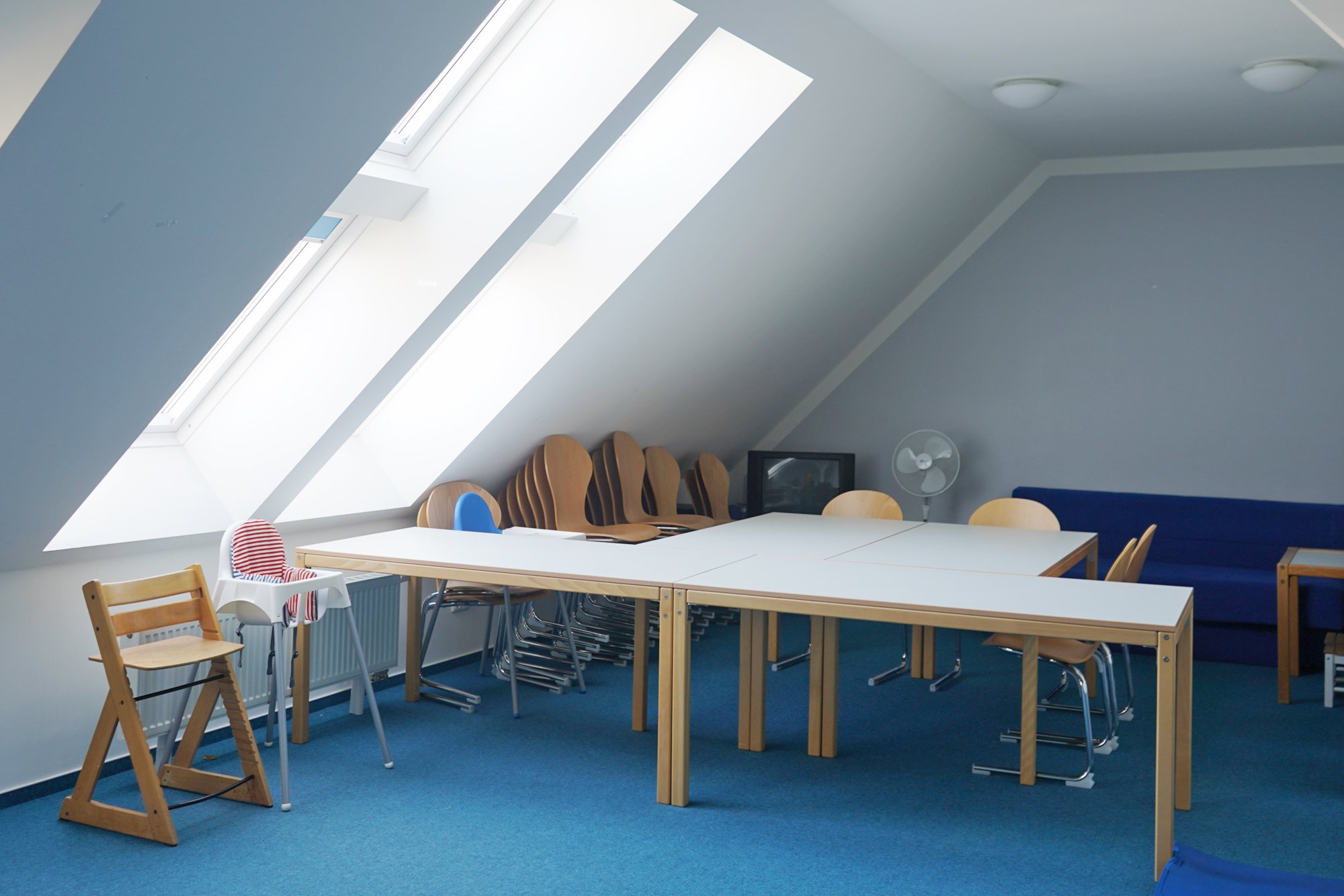 Gemeinschaftsraum in der Wohnanlage Bornstraße