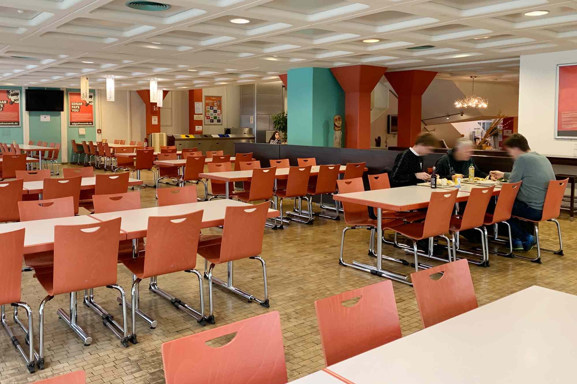 View of the guest room at the Bergedorf Cafeteria