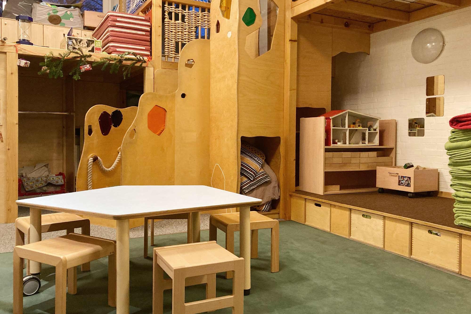 Playroom at the “Die Stifte” daycare center