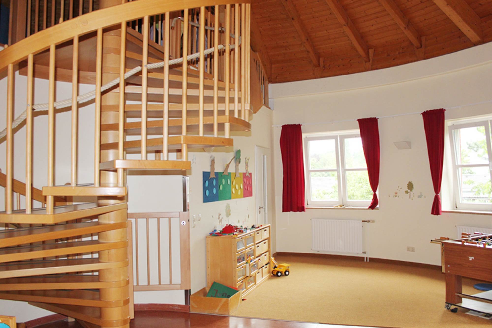 Playroom at the UKE daycare center