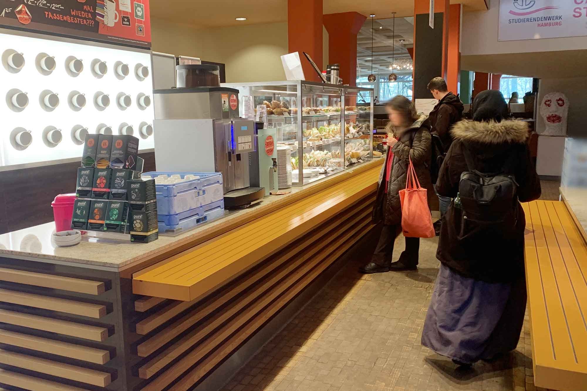 Sales counter Café Student Affairs