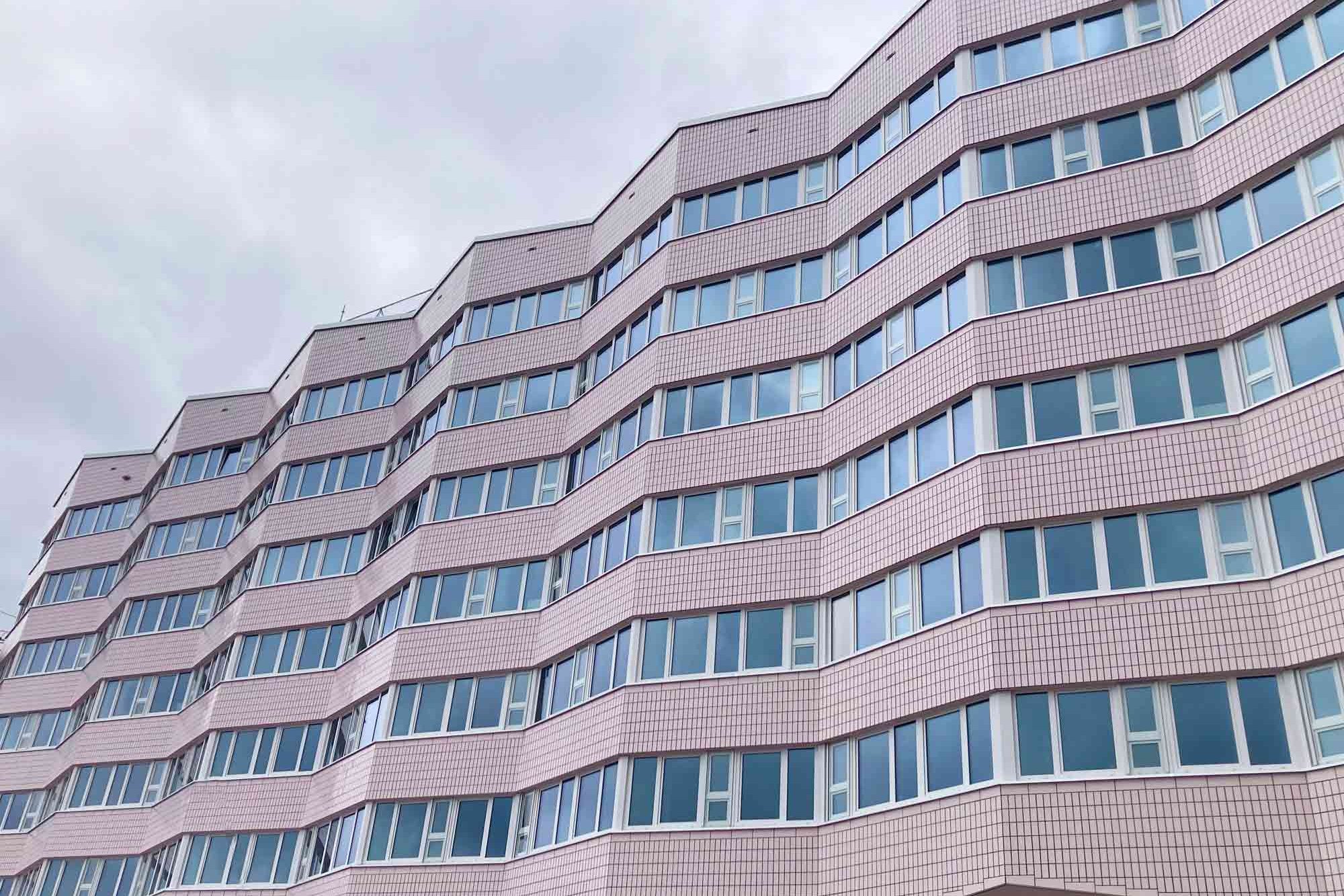 Fassade Wohnanlage HafenCity
